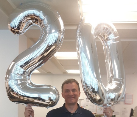 Ian Celebrates 20 Years at People First